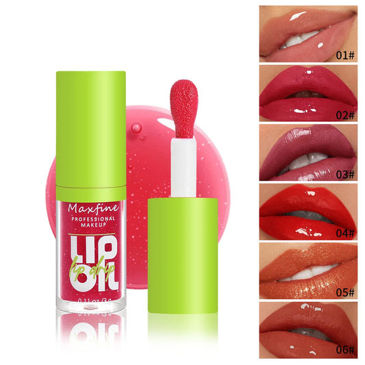 Hydrating Lip Oil Gloss – Long-Lasting, Non-Sticky, High-Shine Finish