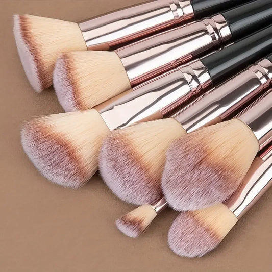 Versatile Makeup Brush Set – 10–20 pcs for Beginners & Professionals