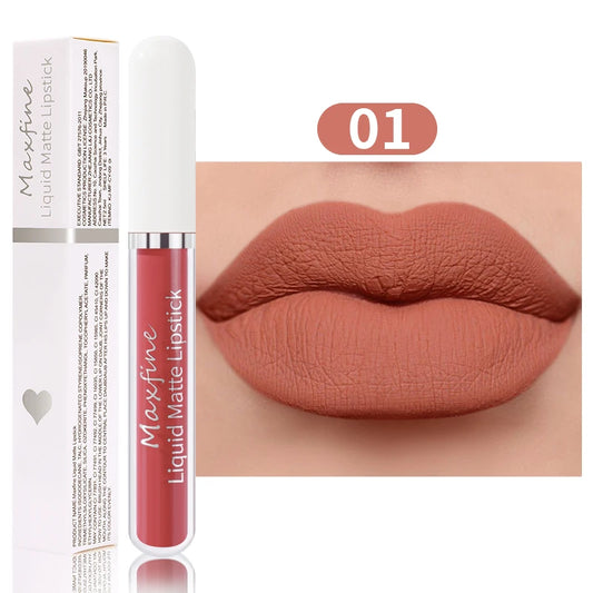 MAXFINE Matte Liquid Lipstick – Intense Colour, Long-lasting Beauty